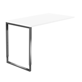 Artikelbild 1 für Kerkmann Anbautisch höhenverstellbar Yukon weiß, silber rechteckig 100,0 x 60,0 x 68,0 - 82,0 cm, Artikelnummer 344408