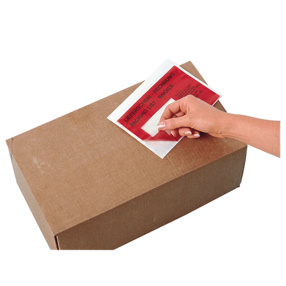 Artikelbild 3 für VP Lieferscheintaschen Kunststoff DIN lang 250 St., Artikelnummer 624965