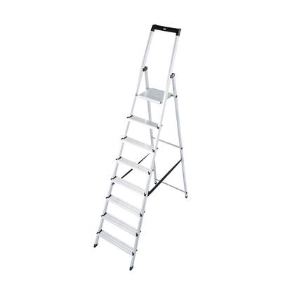 Artikelbild für KRAUSE Stehleiter einseitig MONTO Solidy silber 8 Stufen, H: 250,0 cm, Artikelnummer 568687