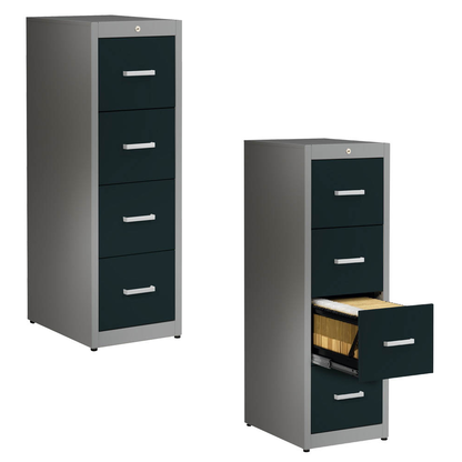 Artikelbild für mauser client entry Hängeregistraturschrank alu, anthrazitgrau 4 Schubladen 43,4 x 60,0 x 135,0 cm, 1 St., Artikelnummer 259301