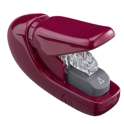 Artikelbild 2 für PLUS JAPAN Klammerloses Heftgerät weinrot, 1 St., Artikelnummer 273399