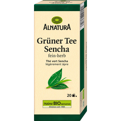 Artikelbild für ALNATURA Grüner Sencha Bio-Tee 20 Portionen, Artikelnummer 293487