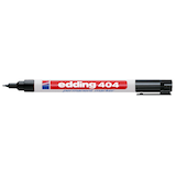 Artikelbild 1 für edding 404 Permanentmarker schwarz 0,75 mm, 10 St., Artikelnummer 185009
