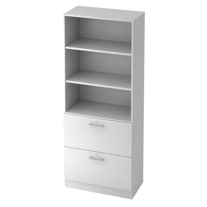 Artikelbild für HAMMERBACHER Regalschrank Gradeo, V7300/W/W/RE weiß 80,0 x 42,0 x 200,4 cm, 1 St., Artikelnummer 234229