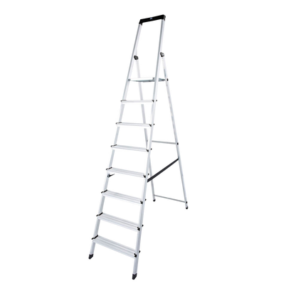 Artikelbild 2 für KRAUSE Stehleiter einseitig MONTO Solidy silber 8 Stufen, H: 250,0 cm, Artikelnummer 568687
