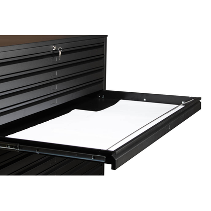 Artikelbild 6 für Gürkan Planschrank schwarz 10 Schubladen 140,0 x 95,0 x 105,0 cm, 1 St., Artikelnummer 564620