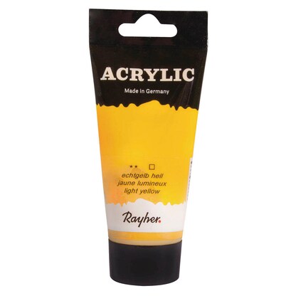Artikelbild für Rayher Acrylic Acrylfarben zitrone 75,0 ml, 1 St., Artikelnummer 129504