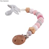 Artikelbild 1 für Rayher Bastelset Schnullerkette rosa/natur/weiß, Artikelnummer 199362