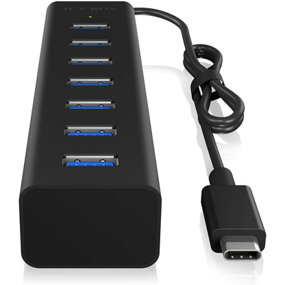 Artikelbild 2 für RaidSonic ICY BOX® USB-Hub IB-HUB1700-C3 7-fach schwarz, Artikelnummer 395097