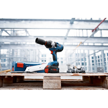 Artikelbild 6 für AKTION: BOSCH Professional GDS 18V-1050 H Akku-Schlagbohrschrauber-Set 18,0 V, mit 2 Akkus mit Prämie nach Registrierung, Artikelnummer 486637