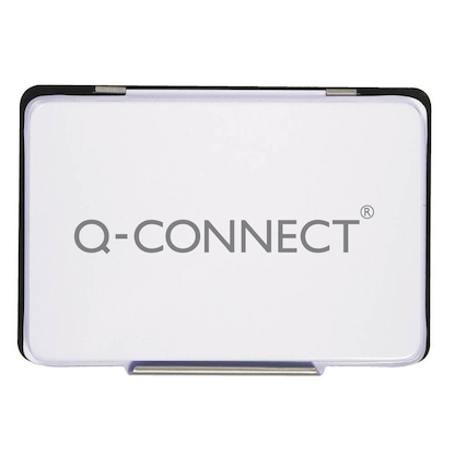 Artikelbild 2 für Q-CONNECT Stempelkissen schwarz 9,0 x 5,5 cm, 1 St., Artikelnummer 909832