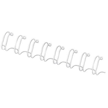 Artikelbild 2 für Fellowes Drahtbinderücken weiß für 80 Blatt, 100 St., Artikelnummer 388020