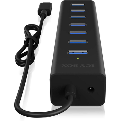 Artikelbild 3 für RaidSonic ICY BOX® USB-Hub IB-HUB1700-C3 7-fach schwarz, Artikelnummer 395097