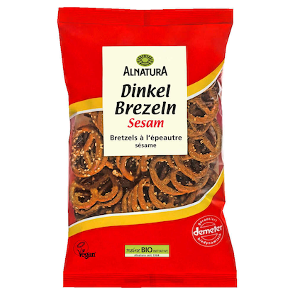 Artikelbild für ALNATURA Bio Dinkelbrezeln Gebäck 125,0 g, 1 St., Artikelnummer 293888