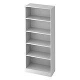 Artikelbild 1 für HAMMERBACHER Aktenregal 6000 weiß 80,0 x 40,0 x 200,4 cm, 1 St., Artikelnummer 866119