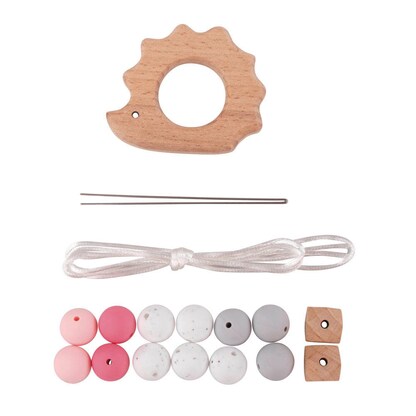 Artikelbild 3 für Rayher Bastelset Greifling Igel rosa, Artikelnummer 199412