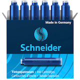 Artikelbild 1 für Schneider Tintenpatronen für Füller blau, 6 St., Artikelnummer 276313