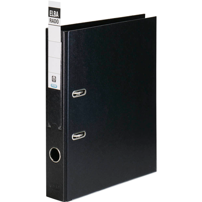 Artikelbild 5 für ELBA rado plast Ordner schwarz Kunststoff 5,0 cm DIN A4, 1 St., Artikelnummer 255570