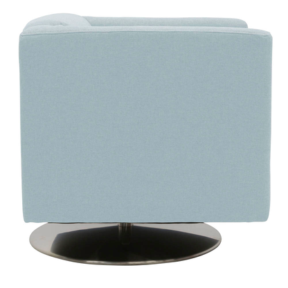 Artikelbild 4 für DOMO Collection Sessel BOB hellblau silber Stoff 72,0 cm 75,0 cm, 1 St., Artikelnummer 764544