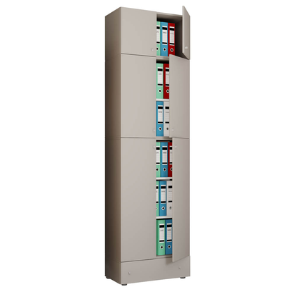 Artikelbild für VCM my office Aktenschrank XXL Lona, 917799 grau 3 Fachböden 70,0 x 240,0 x 39,0 cm, Artikelnummer 849172