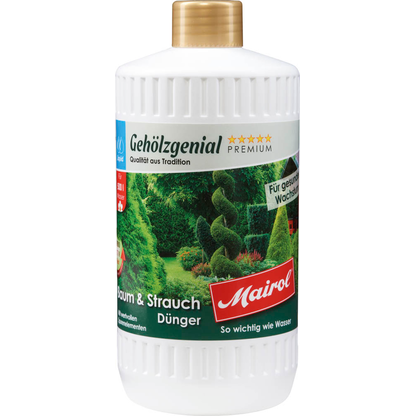Artikelbild für Mairol® Gehölzgenial Baum- und Strauchdünger 1,0 l, Artikelnummer 576427