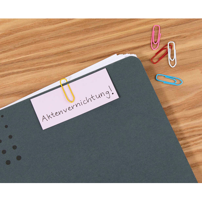 Artikelbild 2 für DONAU Büroklammern farbsortiert kunststoffüberzogen, 150 St., Artikelnummer 694046