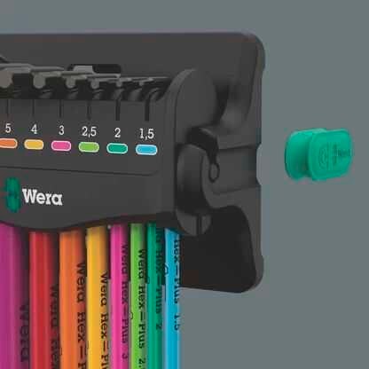 Artikelbild 4 für Wera Sechskantschlüssel-Satz 950/9 Multicolour 3 BlackLaser 05133165001 10-tlg., Artikelnummer 811199