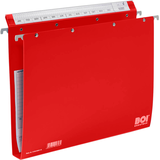 Artikelbild 1 für BOI Patienten-Dokumentations-Hängemappe 4-Ringe Economy Click-Line rot Boden: 3,0 cm, 1 St., Artikelnummer 666832
