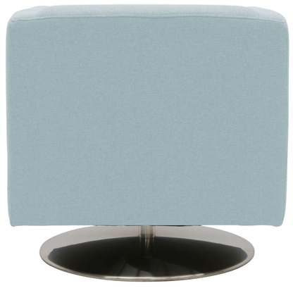 Artikelbild 5 für DOMO Collection Sessel BOB hellblau silber Stoff 72,0 cm 75,0 cm, 1 St., Artikelnummer 764544