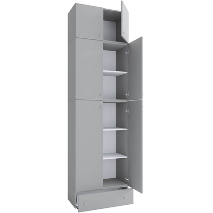 Artikelbild 5 für VCM my office Aktenschrank XXL Lona, 917799 grau 3 Fachböden 70,0 x 240,0 x 39,0 cm, Artikelnummer 849172