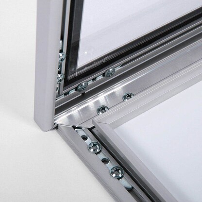 Artikelbild 4 für Showdown® Displays LED-Leuchtrahmen silber 2x DIN A4 50,5 x 2,3 x 47,7 cm, 1 St., Artikelnummer 403802