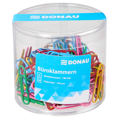 Artikelbild 3 für DONAU Büroklammern farbsortiert kunststoffüberzogen, 150 St., Artikelnummer 694046