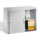 Artikelbild 1 für CP Schiebetürenschrank C 2000 Acurado, 5725-00 S10068 lichtgrau 1 Fachboden 100,0 x 40,0 x 72,0 cm, Artikelnummer 179236