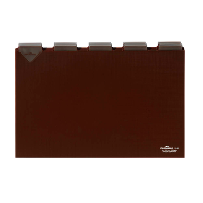 Artikelbild 2 für DURABLE Karteikartenregister A-Z, blanko, Jan.-Dez., 0-31 braun, Artikelnummer 768994
