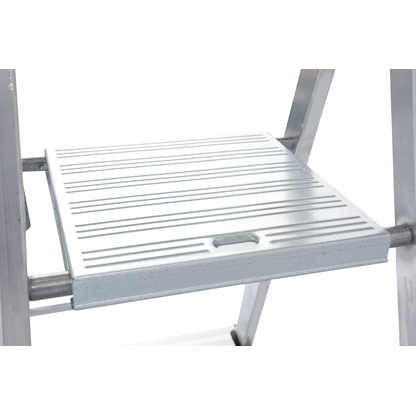 Artikelbild 5 für KRAUSE Stehleiter einseitig MONTO Solidy silber 8 Stufen, H: 250,0 cm, Artikelnummer 568687