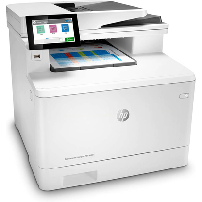 Artikelbild 3 für HP Color LaserJet Enterprise M480f 4 in 1 Farblaser-Multifunktionsdrucker weiß, Artikelnummer 429161