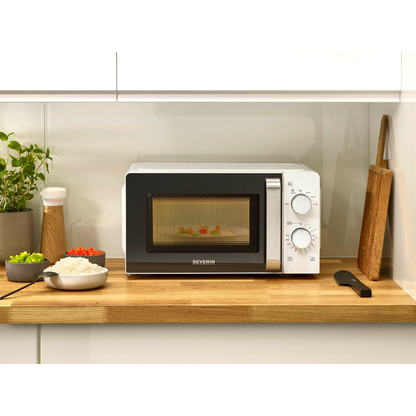 Artikelbild 4 für SEVERIN MW 7885 Mikrowelle 700 W weiß, Artikelnummer 241418