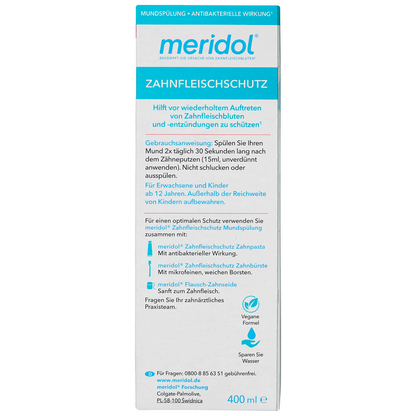 Artikelbild 8 für meridol ZAHNFLEISCHSCHUTZ Mundspülung 400 ml, Artikelnummer 421497