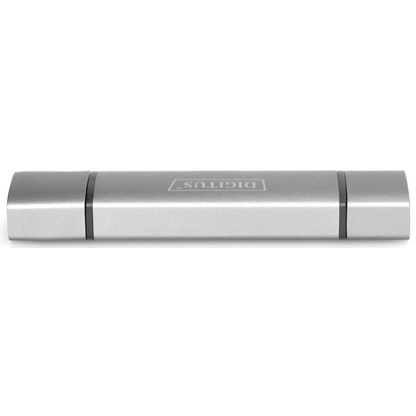 Artikelbild 3 für DIGITUS Multi-microSD, SD-Kartenleser silber, Artikelnummer 325627