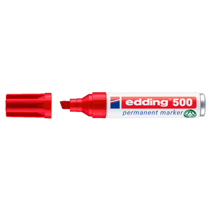 Artikelbild 2 für edding 500 Permanentmarker rot 2,0 - 7,0 mm, 1 St., Artikelnummer 311027