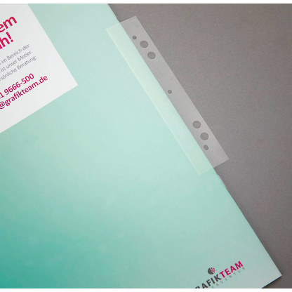 Artikelbild 2 für Probeco Heftstreifen, selbstklebend transparent Kunststoff, 50 St., Artikelnummer 332791