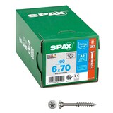 Artikelbild 1 für SPAX® Universalschrauben T30 Senkkopf Edelstahl A2 0197000600703 6 mm x 70 mm, 100 St., Artikelnummer 395036