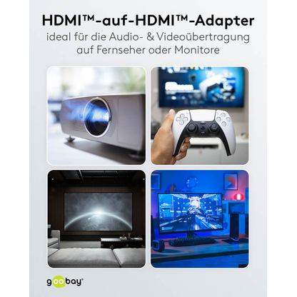 Artikelbild 6 für goobay HDMI Adapter, Artikelnummer 656029