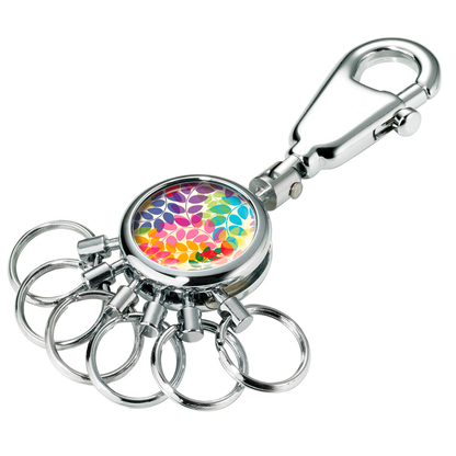 Artikelbild 3 für TROIKA® Schlüsselanhänger COLORFUL LEAVES mehrfarbig, Artikelnummer 666489