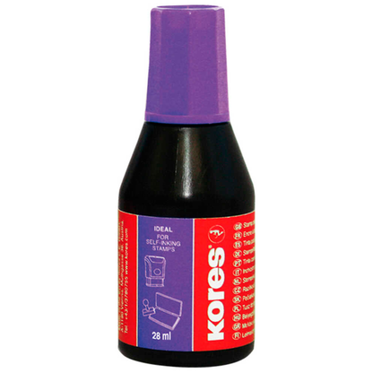 Artikelbild für Kores® Stempelfarbe 71348 violett 28,0 ml, Artikelnummer 767008
