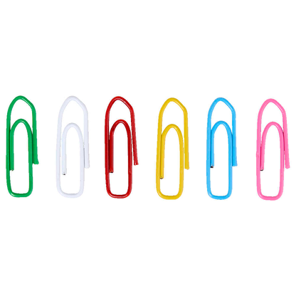 Artikelbild 5 für DONAU Büroklammern farbsortiert kunststoffüberzogen, 150 St., Artikelnummer 694046