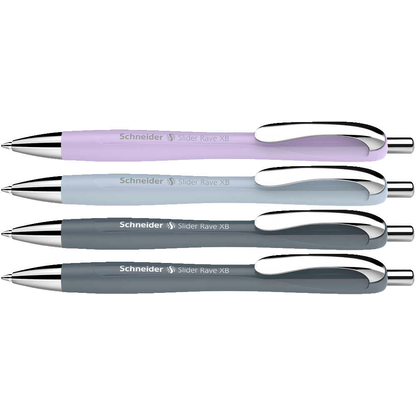 Artikelbild 2 für 3 + 1 GRATIS: Schneider Kugelschreiber Slider Rave XB farbsortiert, Schreibfarbe: blau, 3 St. + GRATIS 1 St., Artikelnummer 787067