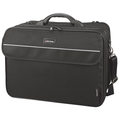 Artikelbild 3 für LIGHTPAK Laptoptasche CORNICHE Kunstfaser schwarz 46075 bis 43,2 cm (17 Zoll), Artikelnummer 483065