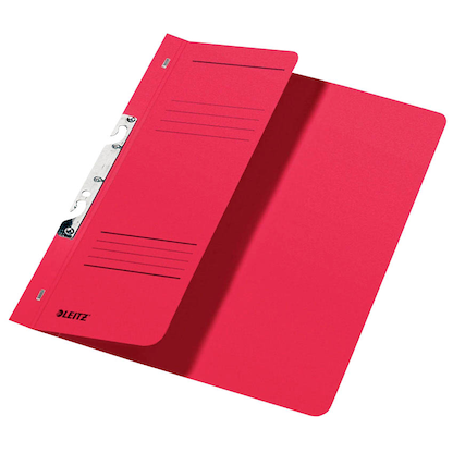 Artikelbild für LEITZ Einhakhefter 3744 Karton rot DIN A4, halber Deckel, 1 St., Artikelnummer 671107