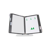 Artikelbild 1 für tarifold Sichttafelsystem 434107 DIN A4 schwarz mit 10 St. Sichttafeln, 1 St., Artikelnummer 704623